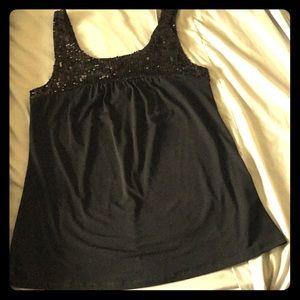 Sequin tank top